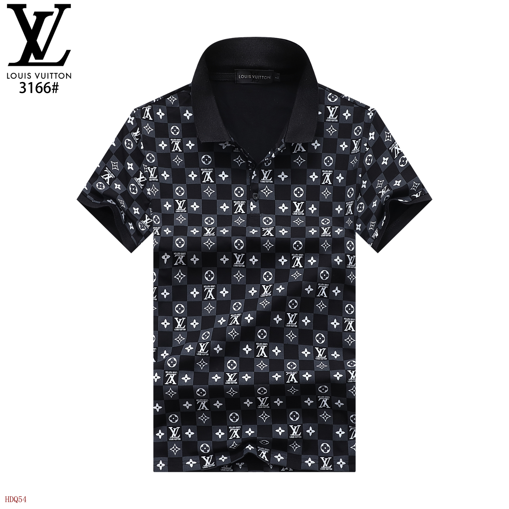 Louis Vuitton POLO shirts men-LV3013P